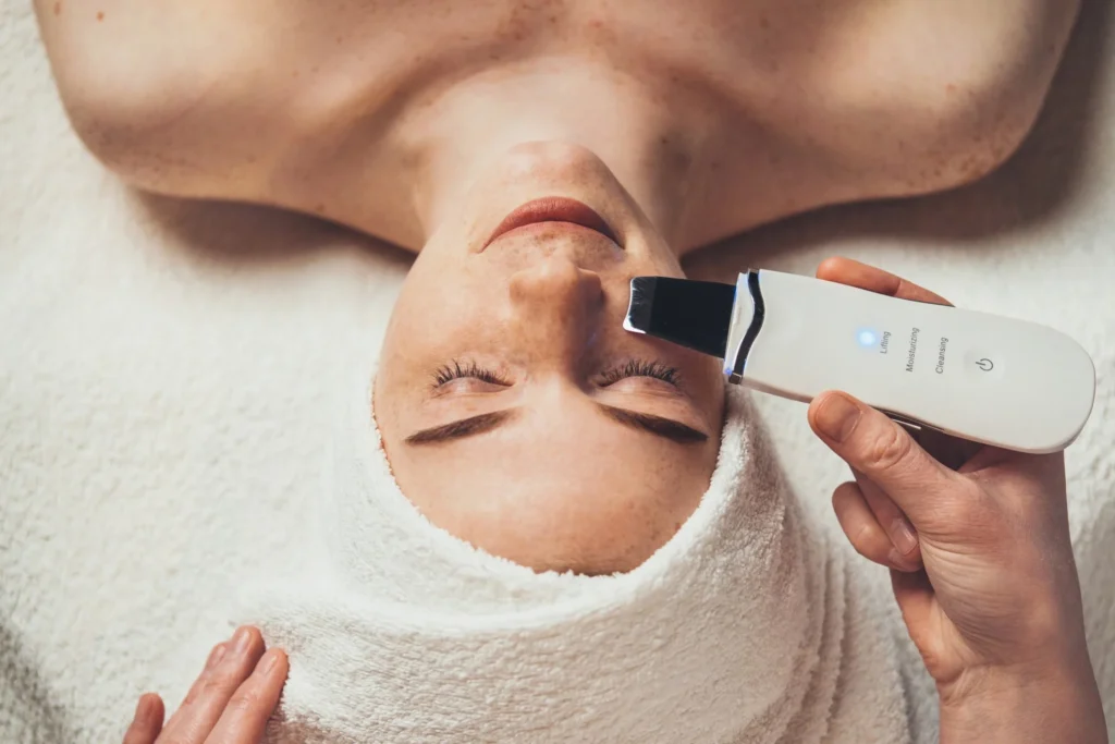 ultrasonic-facial cleansing treatment Malta