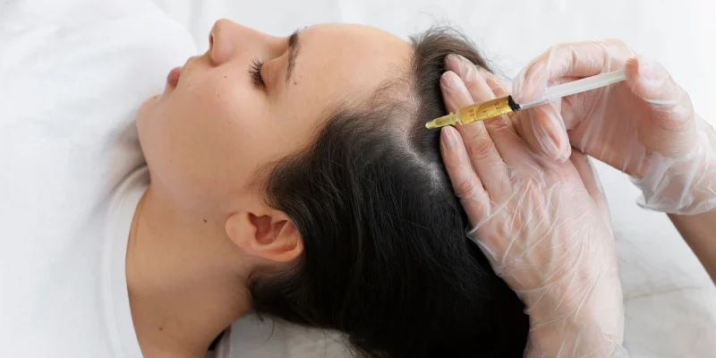 hair_treatment regeneration injections losing hair woman